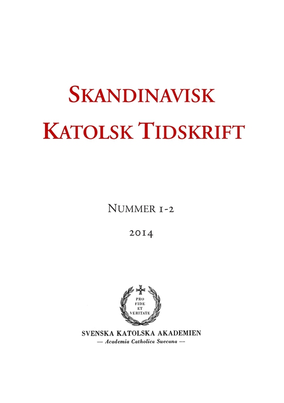 Skandinavisk Katolsk Tidskrift: Nummer 1-2, 2014