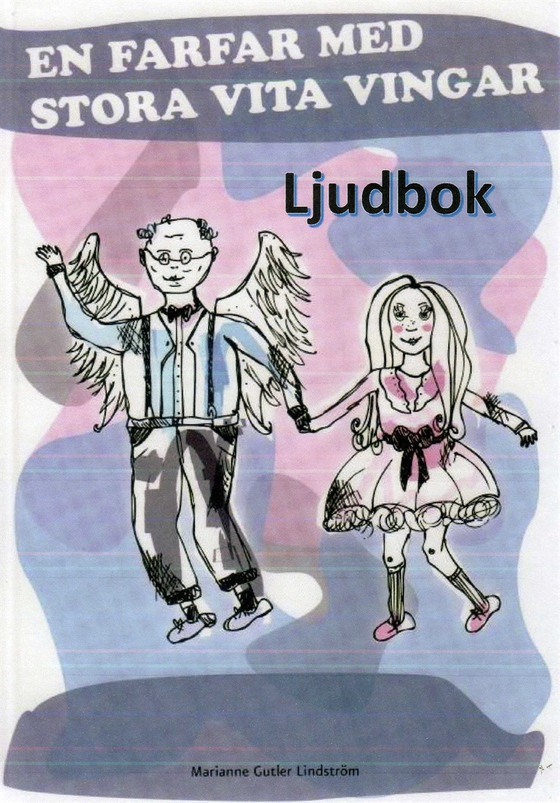 En farfar med stora vita vingar