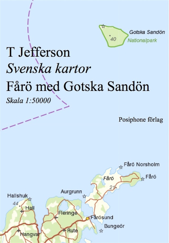 Svenska kartor: Fårö med Gotska Sandön