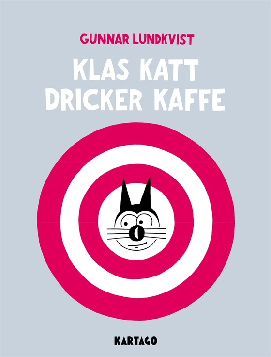Klas Katt dricker kaffe