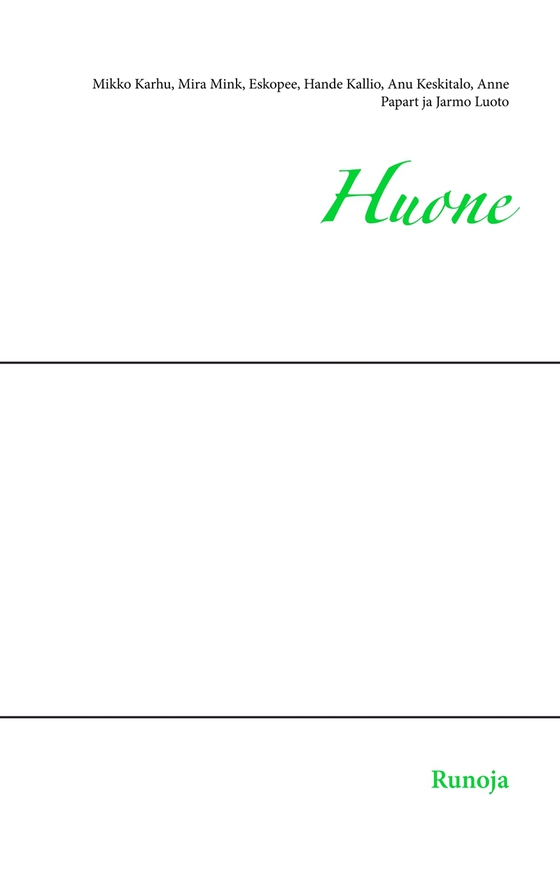 Huone: Runoja