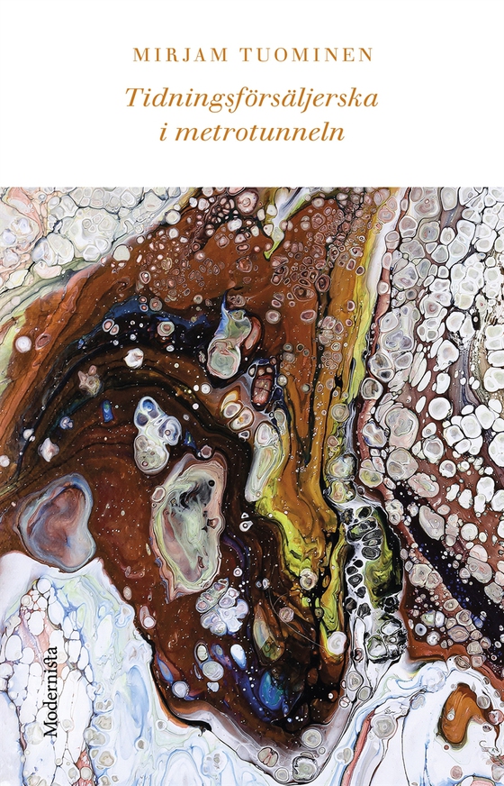 Tidningsförsäljerska i metrotunneln