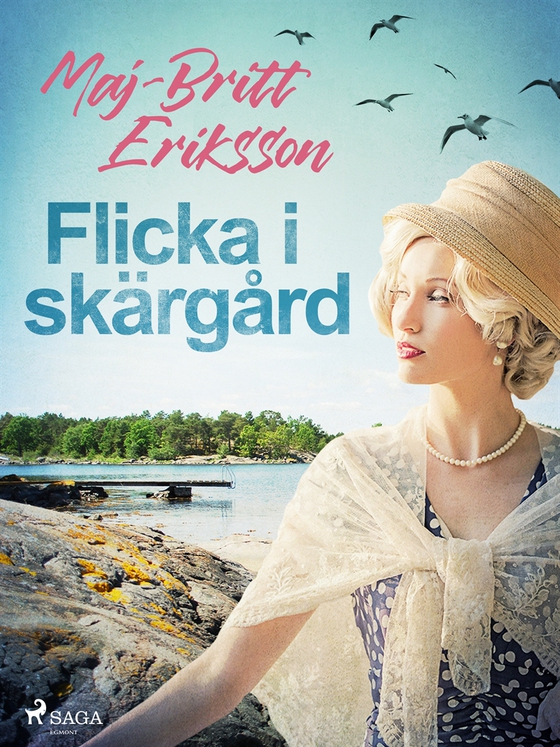 Flicka i skärgård