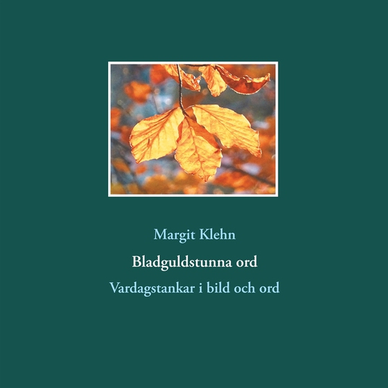 Bladguldstunna ord: Vardagstankar i bild och ord