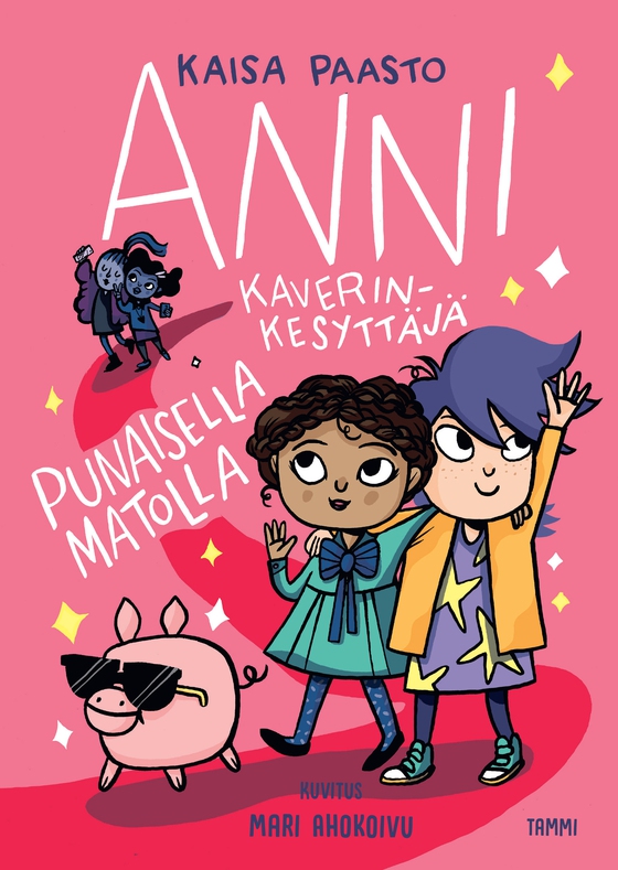 Anni kaverinkesyttäjä punaisella matolla