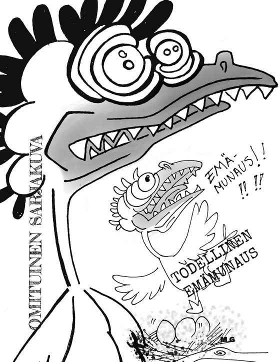 OMITUINEN SARJAKUVA: TODELLINEN EMÄMUNAUS