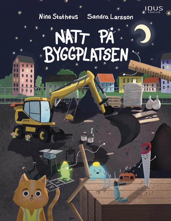 Natt på byggplatsen