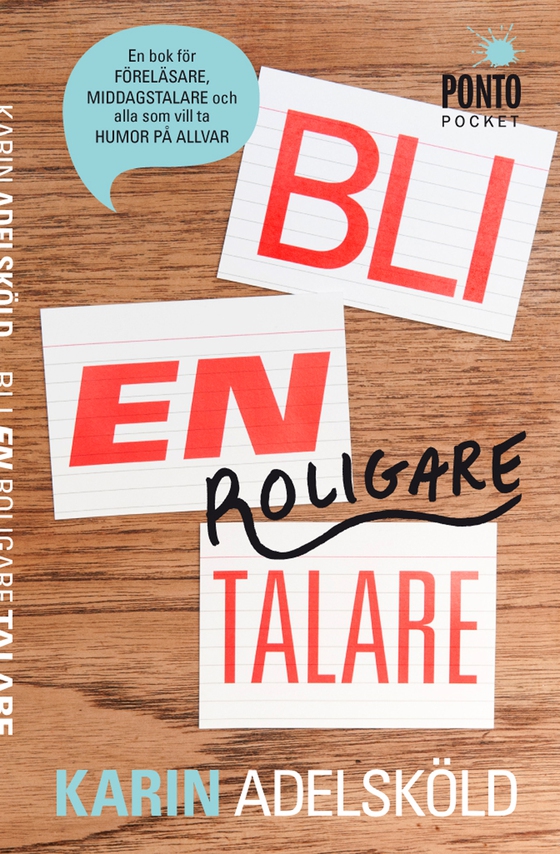 Bli en roligare talare (e-bok) av Karin Adelsköld