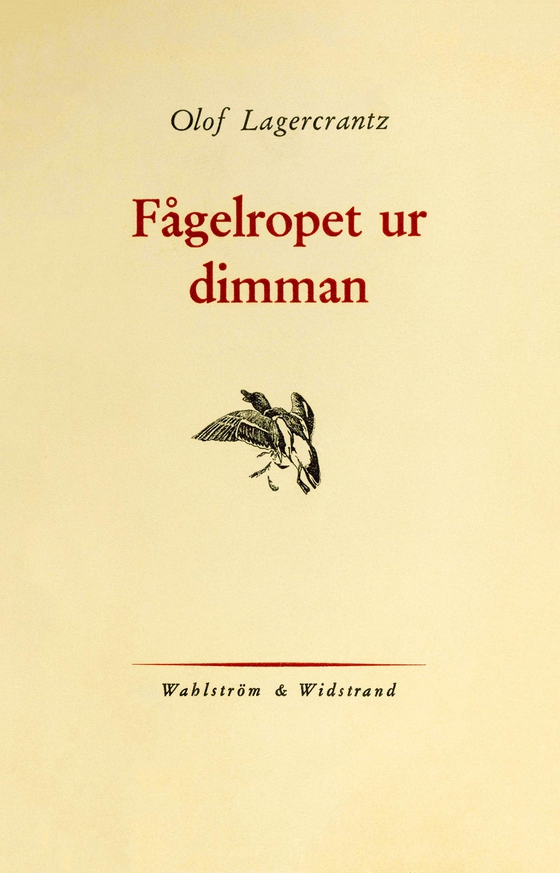 Fågelropet ur dimman (e-bok) av Olof Lagercrantz