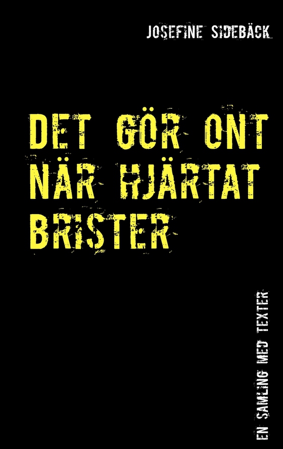 Det gör ont när hjärtat brister: En samling med texter om psykisk ohälsa, kärlek, livet och tystnad