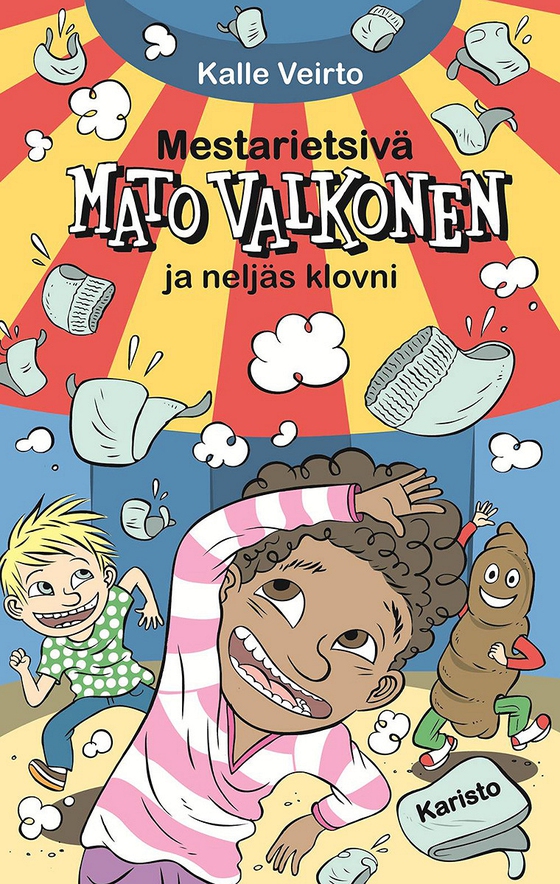 Mestarietsivä Mato Valkonen ja neljäs klovni
