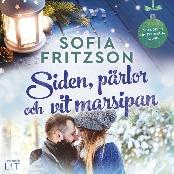 Siden, pärlor och vit marsipan