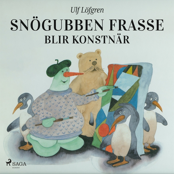 Snögubben Frasse blir konstnär