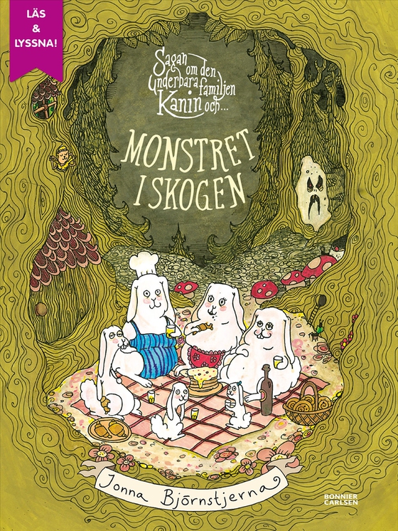 Sagan om den underbara familjen Kanin och monstret i skogen (e-bok) av Jonna Björnstjerna