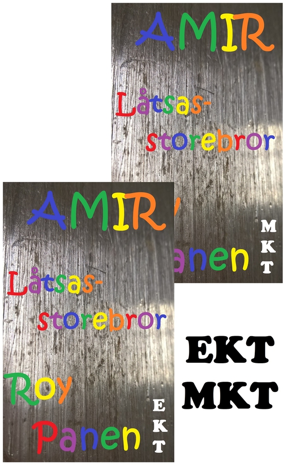 AMIR Låtsasstorebror (extra kort text och mycket kort text)