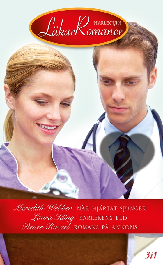 När hjärtat sjunger / Kärlekens eld / Romans på annons (e-bok) av Meredith Webber