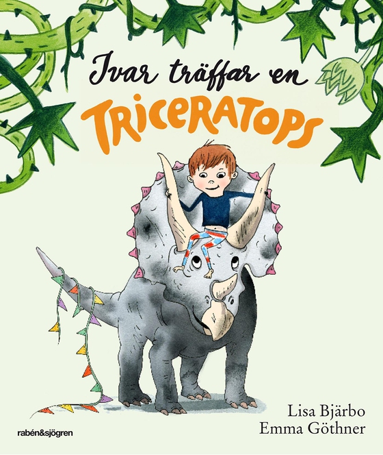 Ivar träffar en triceratops (e-bok) av Lisa Bjärbo