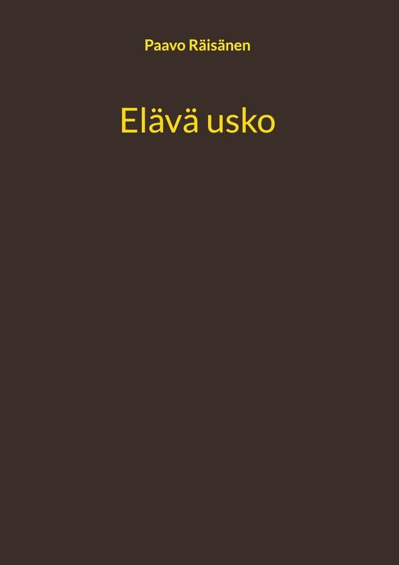 Elävä usko