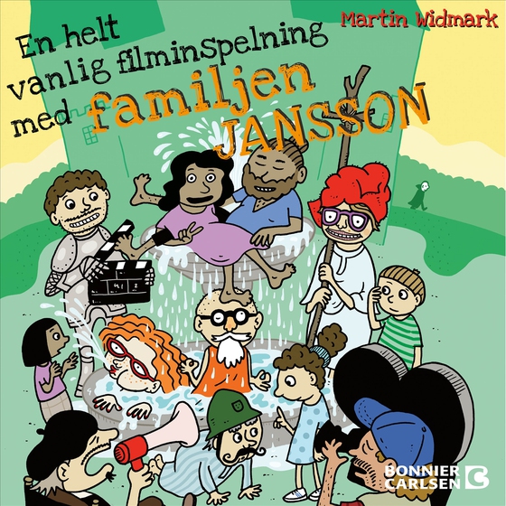 En helt vanlig filminspelning med familjen Jansson