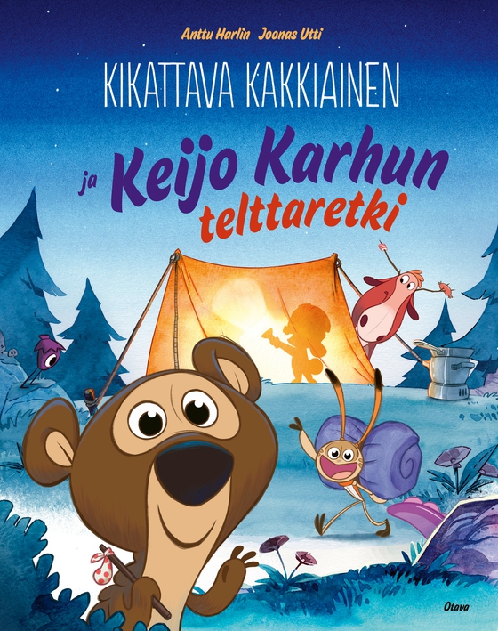 Kikattava Kakkiainen ja Keijo Karhun telttaretki