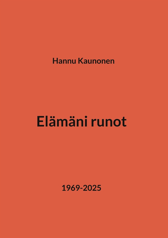 Elämäni runot: 1969-2025