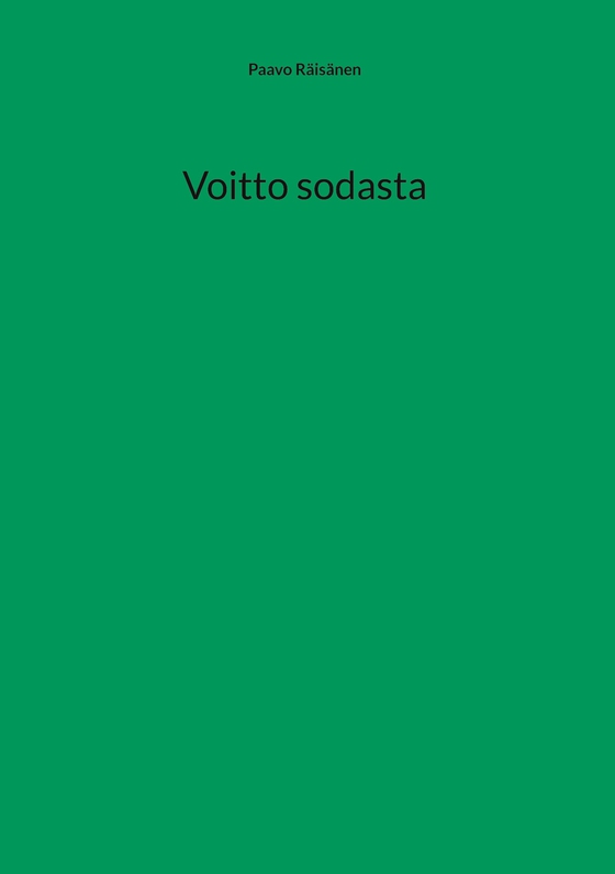 Voitto sodasta