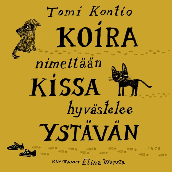 Koira nimeltään Kissa hyvästelee ystävän