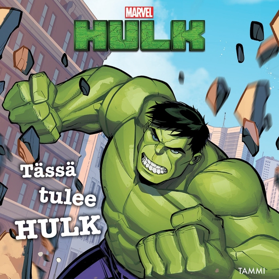Marvel. Tässä tulee Hulk. Luen itse. 