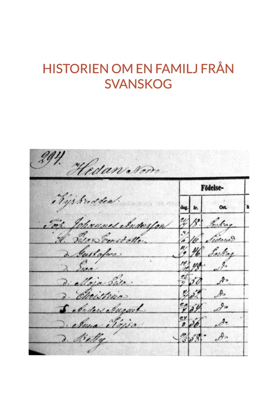 Syskonen från Kyrkudden: Om en familj från Svanskog