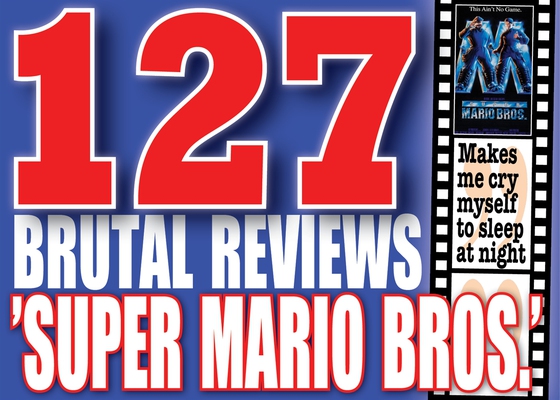 127 brutal reviews of the movie flop ”Super Mario Bros” – A compilation from the youtubers Critical Vikings
