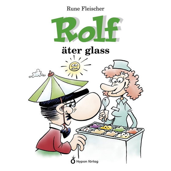 Rolf äter glass