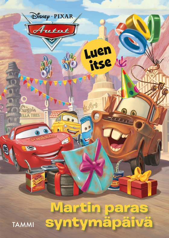 Disney Pixar Autot. Martin paras syntymäpäivä. Luen itse
