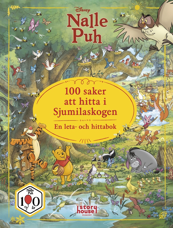 100 saker att hitta i Sjumilaskogen - en leta- och hittabok (läs & lyssna)