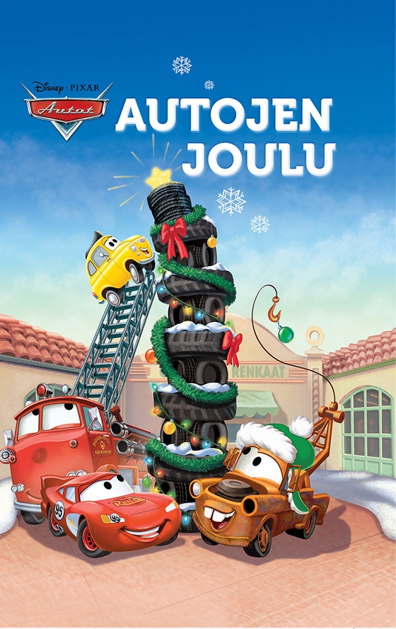 Disney Pixar Autot. Autojen joulu