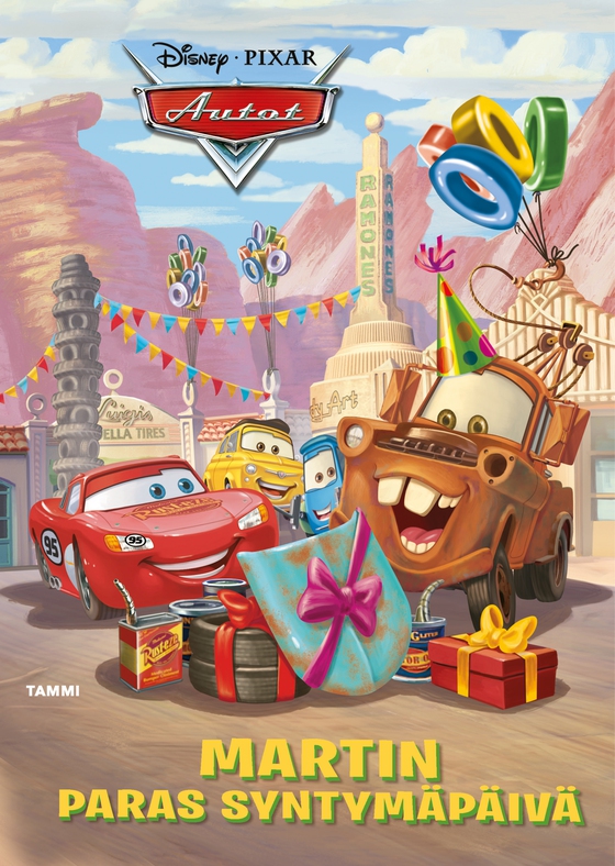 Disney Pixar Autot. Martin paras syntymäpäivä